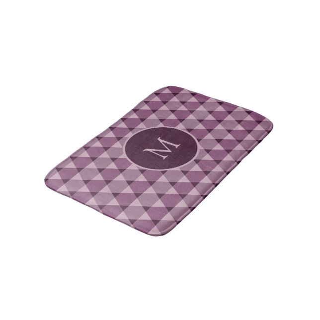 Triangles Pattern Bath Mat (Angled)