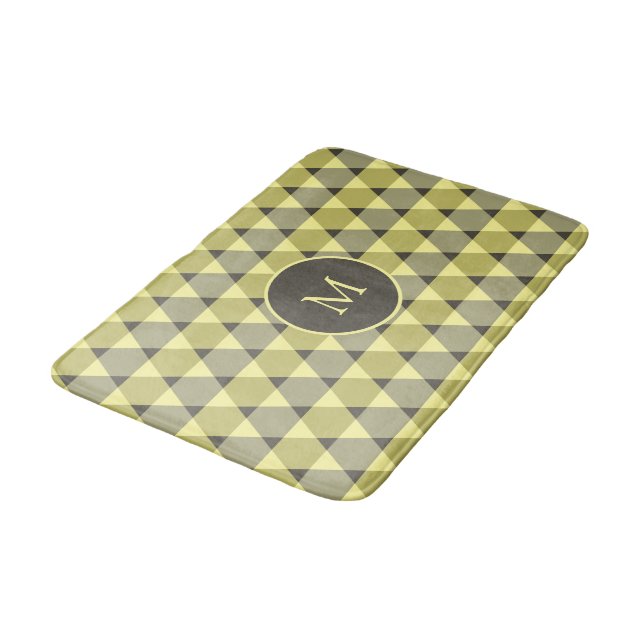 Triangles Pattern Bath Mat (Angled)