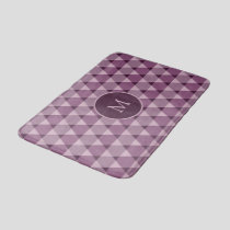 Triangles Pattern Bath Mat