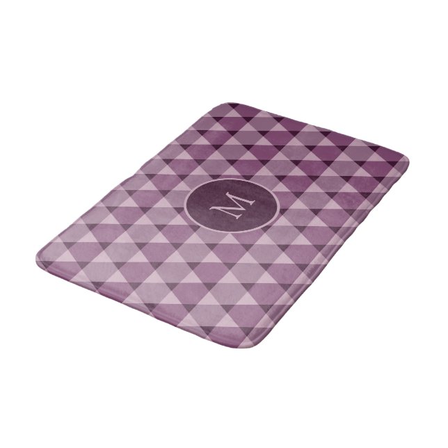 Triangles Pattern Bath Mat (Angled)