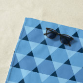 Triangles Pattern Beach Towel (In Situ)