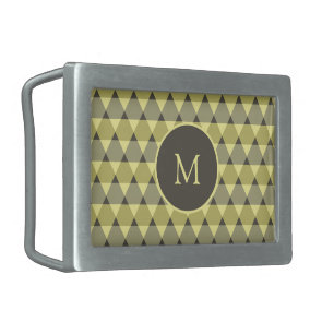 Triangles Pattern Belt Buckle