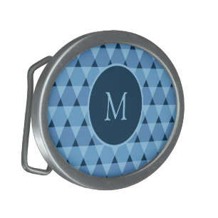 Triangles Pattern Belt Buckle