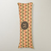 Triangles Pattern Body Pillow (Front Vertical)