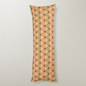Triangles Pattern Body Pillow (Back (Vertical))