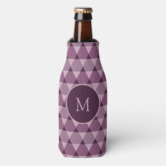 Triangles Pattern Bottle Cooler (Bottle Front)