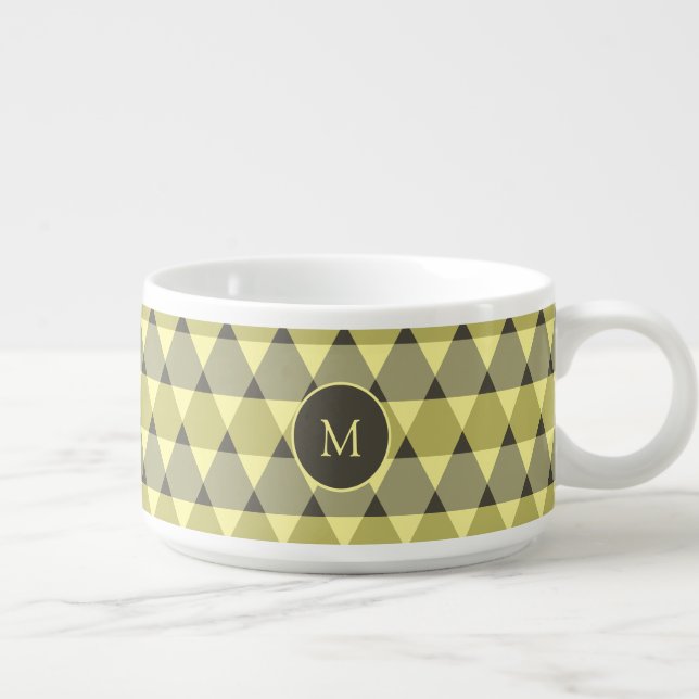 Triangles Pattern Bowl (Left)