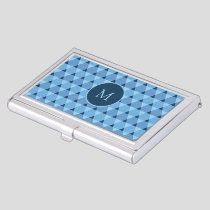 Triangles Pattern Business Card Case