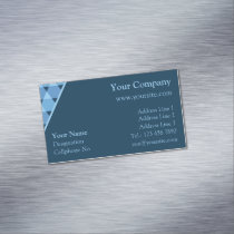 Triangles Pattern Business Card Magnet