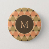 Triangles Pattern Button (Front)
