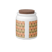 Triangles Pattern Candy Jar (Back)