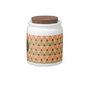 Triangles Pattern Candy Jar (Right)