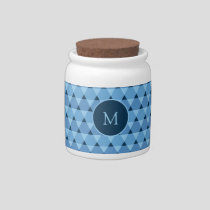 Triangles Pattern Candy Jar