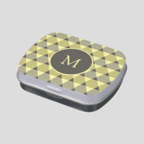 Triangles Pattern Candy Tin