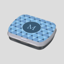 Triangles Pattern Candy Tin