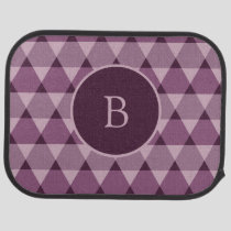 Triangles Pattern Car Floor Mat