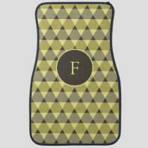 Triangles Pattern Car Floor Mat