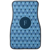 Triangles Pattern Car Floor Mat (Front)