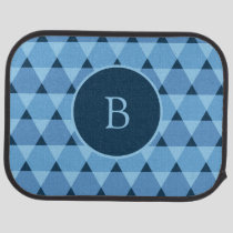 Triangles Pattern Car Floor Mat