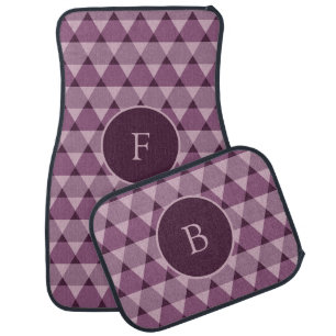 Triangles Pattern Car Floor Mat