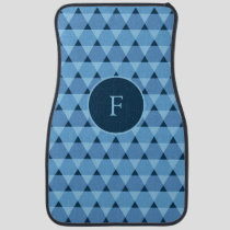 Triangles Pattern Car Floor Mat