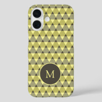 Triangles Pattern iPhone 16 Case