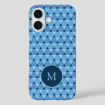Triangles Pattern iPhone 16 Case