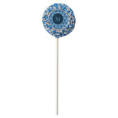 Triangles Pattern Chocolate Covered Oreo Pop (Front)