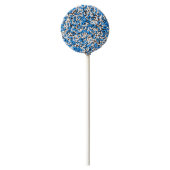 Triangles Pattern Chocolate Covered Oreo Pop (Back)