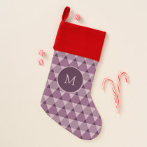 Triangles Pattern Christmas Stocking