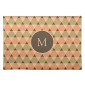 Triangles Pattern Cloth Placemat (Front)