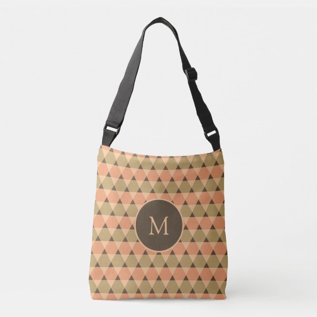 Triangles Pattern Crossbody Bag (Front)