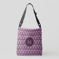 Triangles Pattern Crossbody Bag