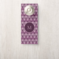 Triangles Pattern Door Hanger