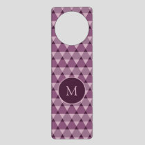 Triangles Pattern Door Hanger