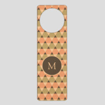 Triangles Pattern Door Hanger