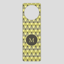 Triangles Pattern Door Hanger