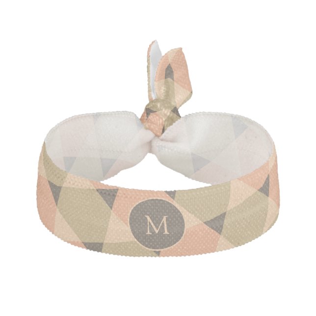 Triangles Pattern Elastic Hair Tie (Front)