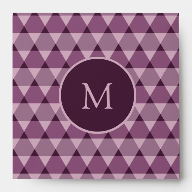 Triangles Pattern Envelope (Front)