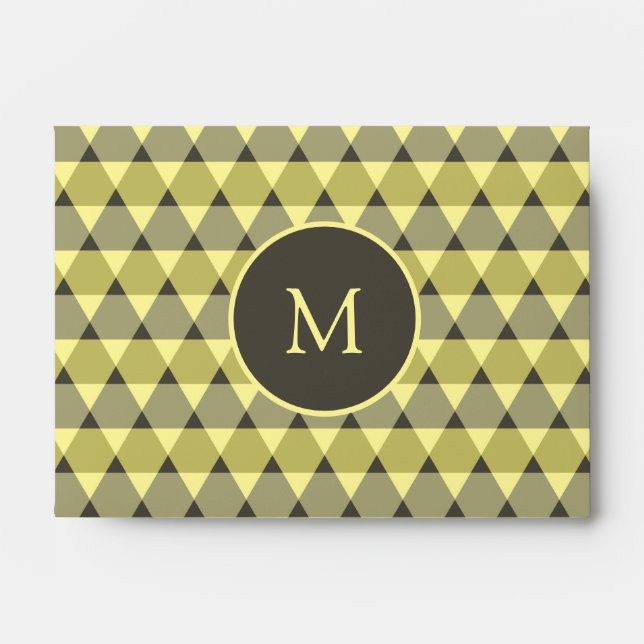 Triangles Pattern Envelope (Front)