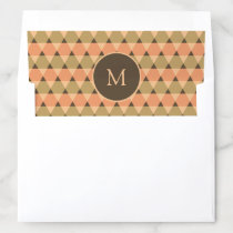 Triangles Pattern Envelope Liner