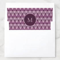 Triangles Pattern Envelope Liner