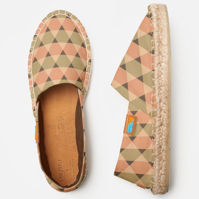 Triangles Pattern Espadrilles (Side)