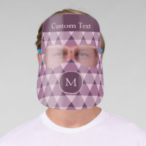 Triangles Pattern Face Shield