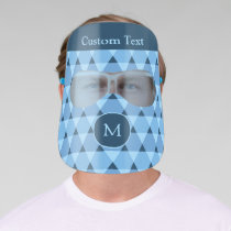 Triangles Pattern Face Shield