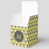 Triangles Pattern Favor Box