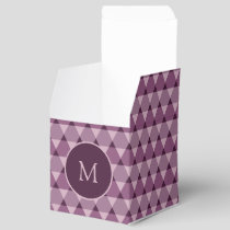 Triangles Pattern Favor Box