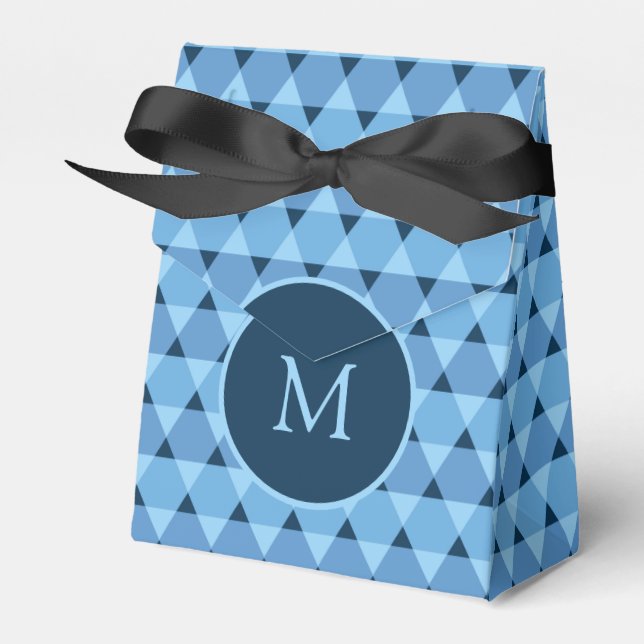 Triangles Pattern Favor Boxes (Front Side)