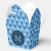 Triangles Pattern Favor Boxes (Opened)