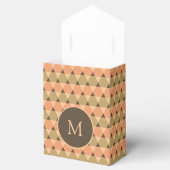 Triangles Pattern Favor Boxes (Opened)